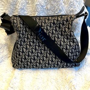 AUTHENTIC Christian Dior Vintage Trotter Two way (Shoulder and Crossbody) Bag